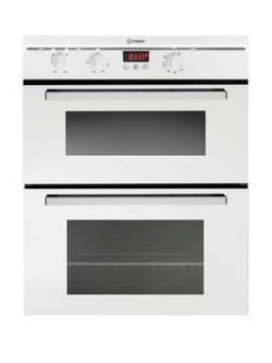 Indesit Fimu23Whs Built-Under Double Electric Oven - White